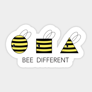 Bee Different Sticker